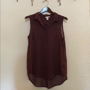 H&M Sheer Blouse